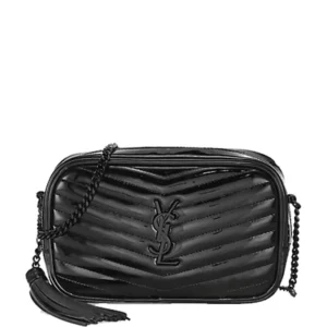 YSL Loulou Camera Bag Black Patent | Designer-Inspired Bag